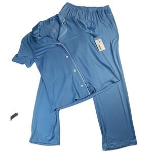 SO Goods for Life 2 Pc Pajama Set Button Top & Pants Women's XS NWT